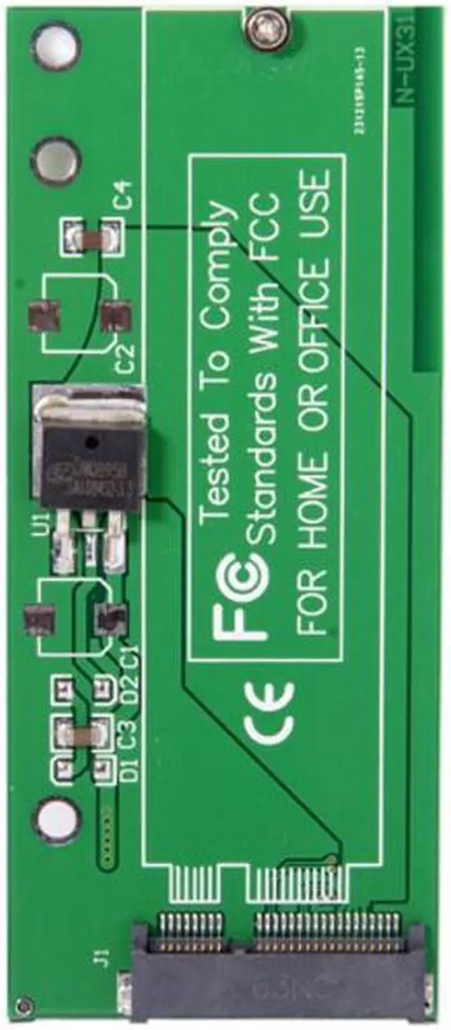 Alt view image 4 of 7 - Jimier SATA 22P 7+15 to MSATA Mini PCI-E PCBA Assembly only for UX31 UX21 XM11 SSD Solid State Disk SA-084