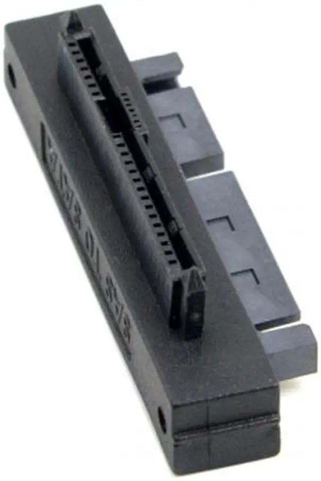 Alt view image 3 of 7 - FVH Right Angled 90 Degree SFF-8482 SAS 22 Pin to 7 Pin + 15 Pin SATA Adapter SF-095