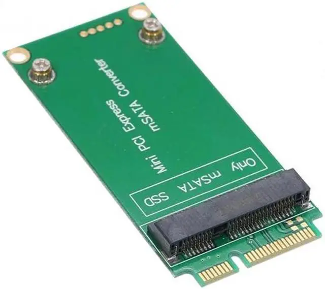 Alt view image 4 of 5 - Jimier 3x5cm mSATA Adapter to 3x7cm Mini PCI-e SATA SSD for Asus Eee PC 1000 S101 900 901 900A T91 SA-212