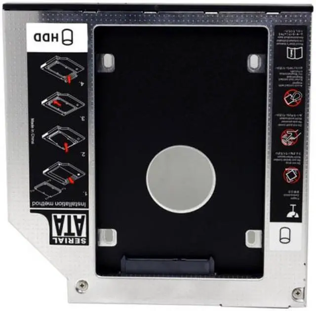 Main image of FVH SATA 22pin HDD HD  Caddy Case for 9.5mm Universal Laptop CD Bay SA-185