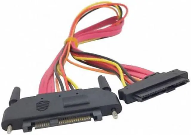Alt view image 5 of 7 - FVH SFF-8482 SAS Cable 29Pin Male to Female Hard Disk DRIVE EXTENSION Cable 25cm SF-039-0.2M