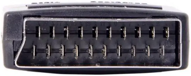 Alt view image 2 of 6 - CY Audio Video Composite 3 RCA AV to Scart 21pin Adapter for  Microsoft Xbox & Europe HDTV RC-115