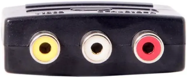 Alt view image 4 of 6 - CY Audio Video Composite 3 RCA AV to Scart 21pin Adapter for  Microsoft Xbox & Europe HDTV RC-115