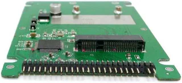 Alt view image 4 of 6 - CY mSATA mini PCI-E SATA SSD to 2.5 inch IDE 44pin Notebook Laptop hard disk case Enclosure White SA-106