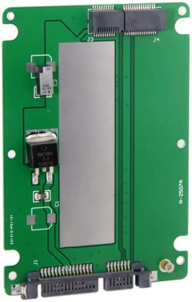 Alt view image 3 of 6 - Jimier 2.5" SATA 22pin to Macbook A1425 A1398 MC975 MC976 MD212 MD213 ME662 ME664 ME665 SSD hard disk case Enclosure White SA-099