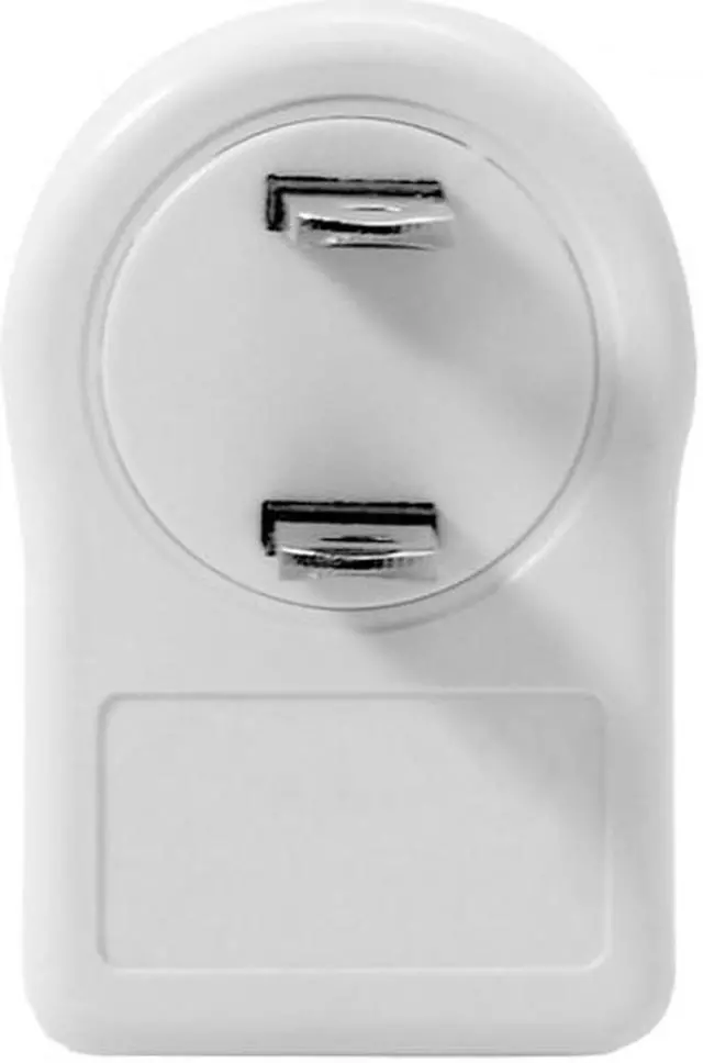Main image of Jimier NEMA 1-15P USA Outlet Saver Power Extension Adapter 2-prong 2 Outlets 90 Degree Left Right Angled PW-014-RI