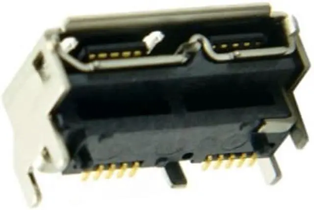 Alt view image 7 of 7 - CY 10pcs Micro USB 3.0 10pin Female Socket Receptacle Board Mount SMT Type 5.2mm Height for Samsung Toshiba USB Hard Disk CN-002(10PCS)