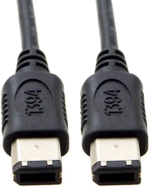 Alt view image 4 of 4 - FVH 6 PIN / 6PIN FireWire 400 - FireWire 400 6-6 ilink Cable IEEE 1394 1.8m Black FW-016 CA-017