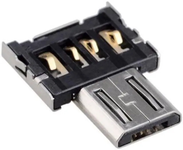 Alt view image 3 of 7 - CY Mini Size USB 3.0 to Micro SD SDXC TF Card Reader with Micro USB 5pin OTG Adapter for Tablet / Cell Phone GT-186/U3-286-BK