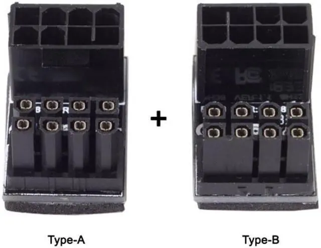 Alt view image 4 of 7 - CY ATX 8Pin Female to 8pin Male 180 Degree AngledPower Adapter for Desktops Graphics Card PW-009
