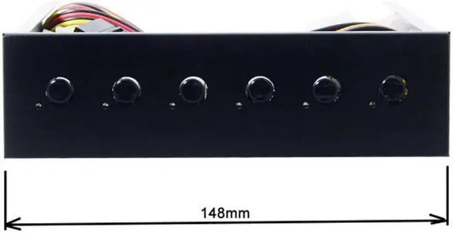 Alt view image 7 of 7 - FVH 6 Hard Disk Control System Intelligent Control Management System HDD SSD Power Switch with 5.25 CD-ROM Bay PW-020