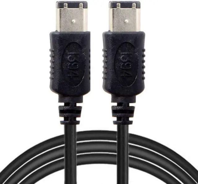 Alt view image 3 of 4 - FVH 6 PIN / 6PIN FireWire 400 - FireWire 400 6-6 ilink Cable IEEE 1394 1.8m Black FW-016 CA-017