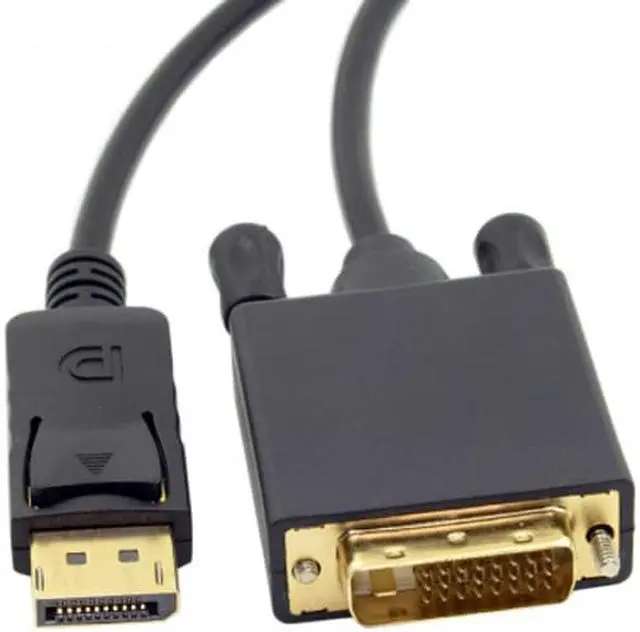 Alt view image 3 of 6 - CY DisplayPort DP Male to DVI Male Single Link Video Cable 6ft 1.8m for DVI monitor DP-029-1.8M