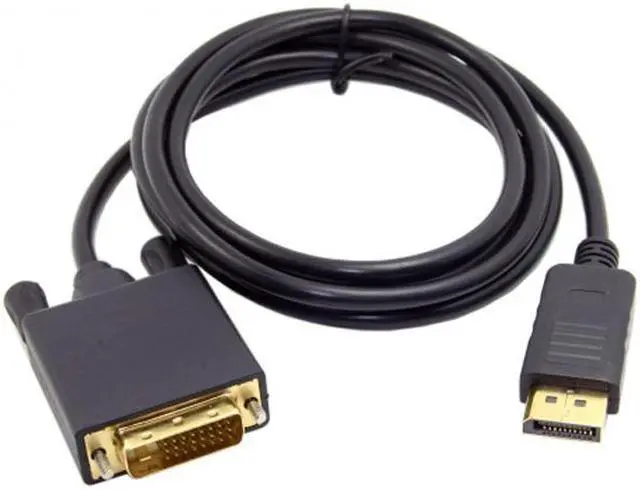Alt view image 6 of 6 - CY DisplayPort DP Male to DVI Male Single Link Video Cable 6ft 1.8m for DVI monitor DP-029-1.8M