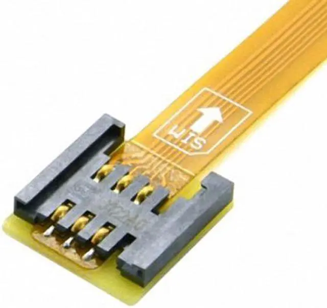 Alt view image 2 of 6 - CY GSM CDMA Standard UIM SIM Card Kit Male to Female Extension Soft Flat FPC Cable Extender 10cm EP-084