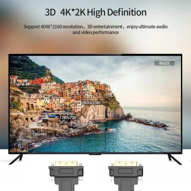 Alt view image 7 of 7 - 20M Jimier DVI AOC Cable Active Fiber Optic Fast Transfer Ultra FHD 4K 60hz DV-002