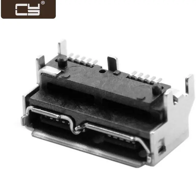 Main image of CY 10pcs Micro USB 3.0 10pin Female Socket Receptacle Board Mount SMT Type 5.2mm Height for Samsung Toshiba USB Hard Disk CN-002(10PCS)