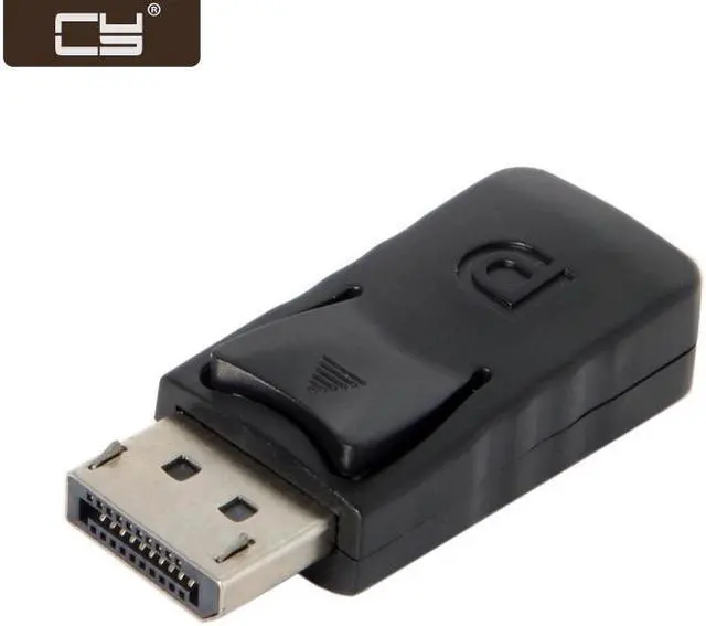 Main image of CY Black DP DisplayPort Male to Mini DP DisplayPort Female Adapter for Displays HDTV Monitor DP-052-BK