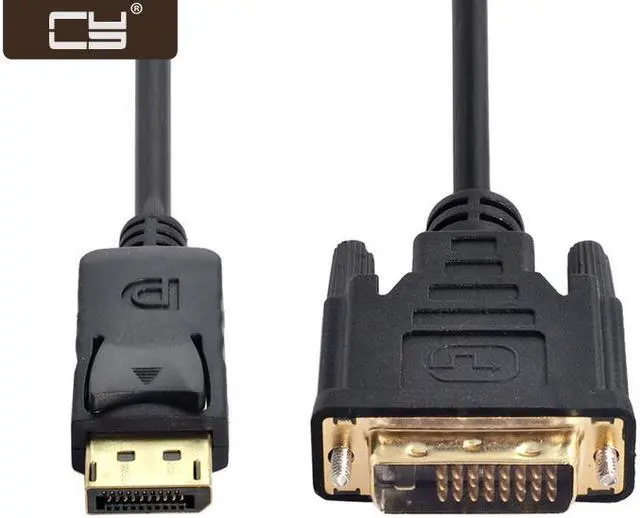 Main image of CY DisplayPort DP Male to DVI Male Single Link Video Cable 6ft 1.8m for DVI monitor DP-029-1.8M