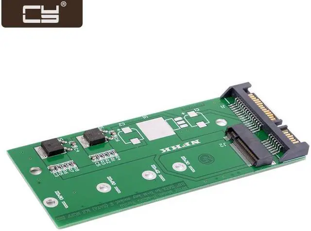 Main image of CY M.2 NGFF B/M-key 2 Lane SSD to 7mm 2.5" SATA 22pin hard disk case PCBA for E431 E531 X240S Y410P Y510P SA-123