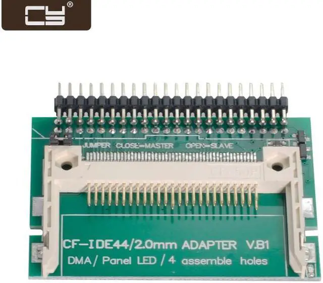 Main image of CY CF Compact Flash Merory Card to Laptop 2.5" 44 Pins Male IDE Hard Disk Drive HDD SSD Adapter EP-030