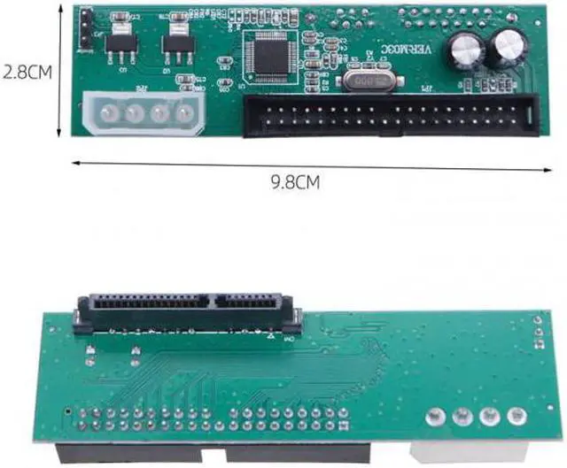 Alt view image 5 of 5 - Jimier SATA Disk to IDE/PATA 40Pin Motherboard Converter Adapter PCBA for Desktop & 2.5 3.5" Hard Disk Drive