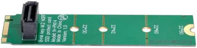 Alt view image 3 of 7 - Xiwai Cable Motherboard NGFF B/M-key M.2 to Vertical SATA 7pin Hard Disk Drive SSD PCBA Extension Adapter