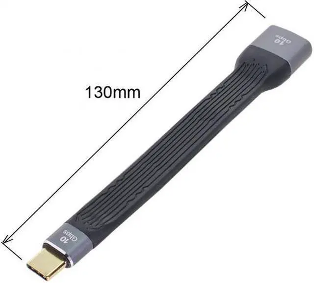 Alt view image 2 of 7 - Chenyang Cable USB 3.1 Type C Male Host to USB3.0 Type A Female OTG Flat Slim FPC Data Cable for Laptop & Phone