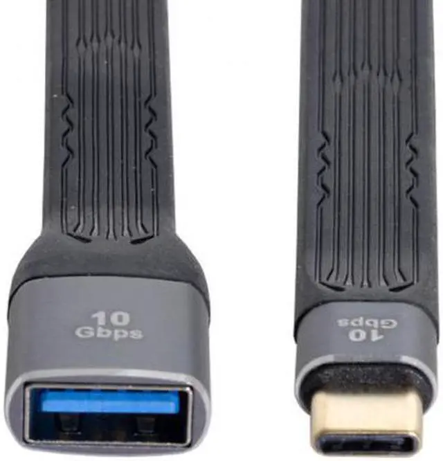 Alt view image 7 of 7 - Chenyang Cable USB 3.1 Type C Male Host to USB3.0 Type A Female OTG Flat Slim FPC Data Cable for Laptop & Phone