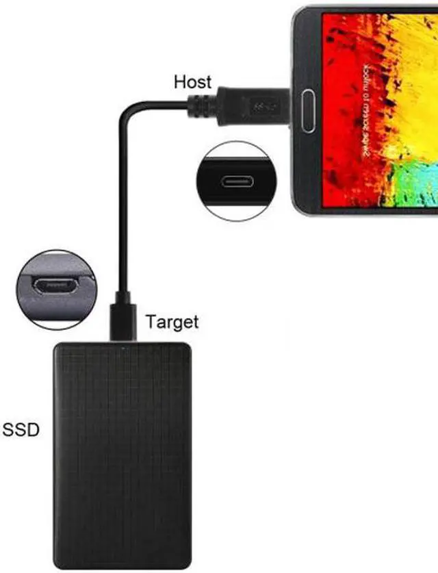 Alt view image 6 of 7 - KAIBOXIXI Reversible Design USB 3.0 3.1 Type C Male Connector to Micro USB 2.0 Male Data Cable for Laptop & Phone