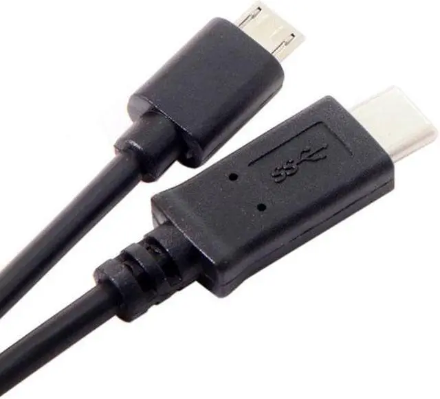 Main image of KAIBOXIXI Reversible Design USB 3.0 3.1 Type C Male Connector to Micro USB 2.0 Male Data Cable for Laptop & Phone