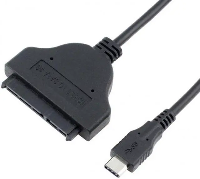 Alt view image 3 of 5 - KAIBOXIXI Type C USB 3.1 Male to SATA 22 Pin 2.5" Hard disk driver SSD Adapter Cable for Macbook & Laptop