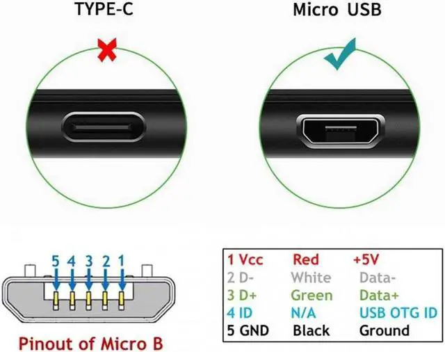 Alt view image 2 of 6 - Jimier 1.0M Left Angled 90 Degree Micro USB 5Pin to USB 2.0 Data Charge Cable for Phone Tablet