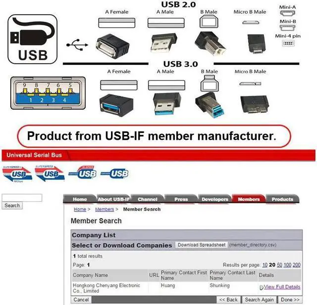 Alt view image 7 of 7 - Jimier USB 3.0 Type-A Male to USB3.0 A Male Cable Silver 5Gbps for Disk SSD Camera Data 30cm