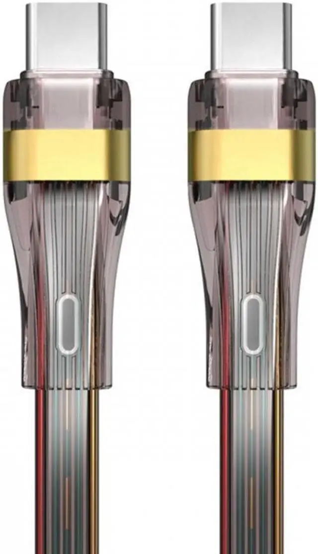 Main image of Cablecc 1.0M USB-C Type C to USB-C Ultra Slim Flat Power USB2.0 Data Cable 65W Fast Charge for Laptop Tablet Phone