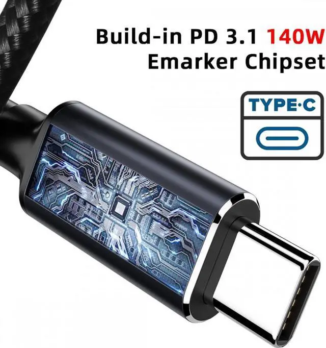 Alt view image 2 of 7 - Jimier Type C USB-C Input to 20V DC 5.5*2.1mm Output Power 100W 135W 140W 65W PD Charge Cable for Laptop
