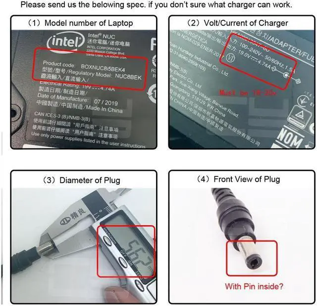 Alt view image 7 of 7 - Jimier Type C USB-C Input to 20V DC 5.5*2.1mm Output Power 100W 135W 140W 65W PD Charge Cable for Laptop