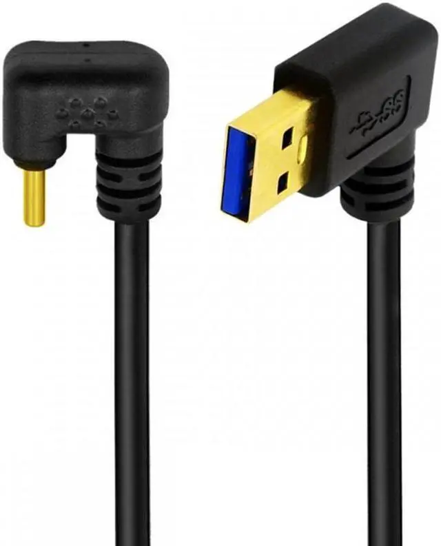 Main image of Chenyang Left Angled USB3.0 Type-A to Type C USB-C Male to Male Power Data Cable 5Gbps USB-C Opposite U Shape Back Angled