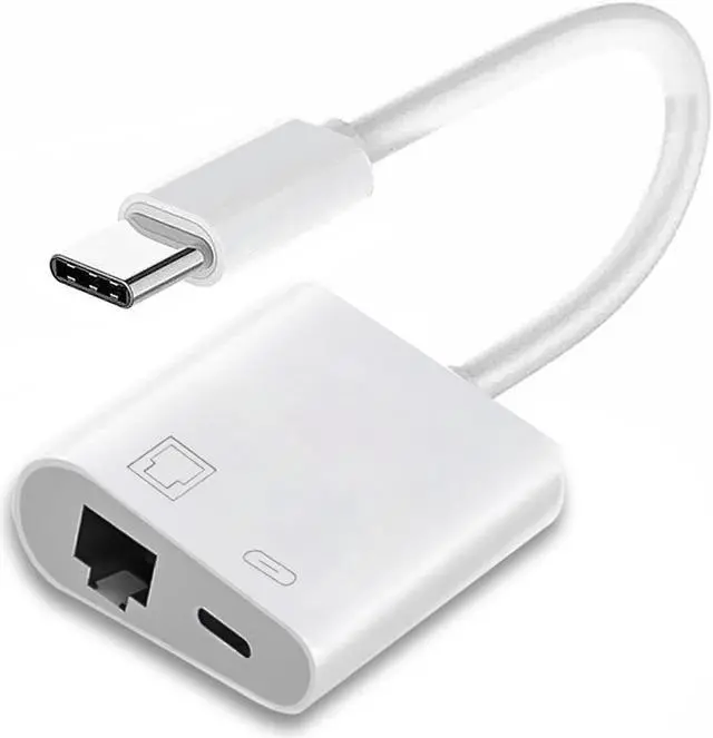 Main image of Xiwai Type C USB-C to 100Mbps Networking RJ45 with PD Power Charge Adapter Compatible with Laptop Tablet Phone