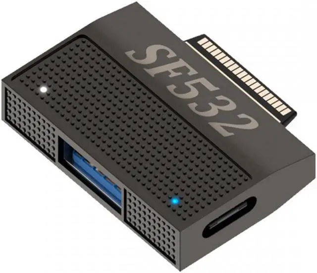 Main image of Xiwai Magnetic to USB3.1 Type-A & 15V Type-C USB-C Data Charge Adapter SF532 for Surface Pro9 Pro8 Pro7 Pro6 Pro X Go Book