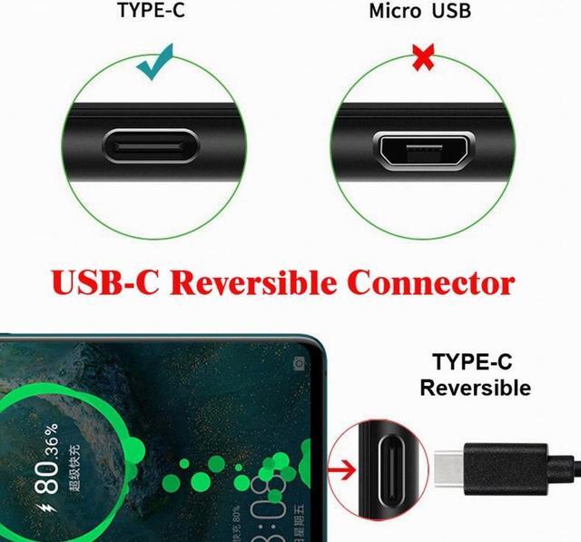 Alt view image 4 of 7 - Cablecc USB-C USB 3.1 Type-C Male to USB 3.0-A Female 10Gbps OTG Data Power Cable Up Down Angled