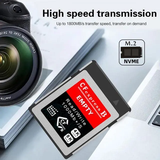 Alt view image 6 of 7 - Cablecc CFexpress Type-B to NVME 2230 Memory Card Kit Case CFE CFB NGFF M-key Adapter Compatible with XS Camera 8K RAW PCIe Expansion