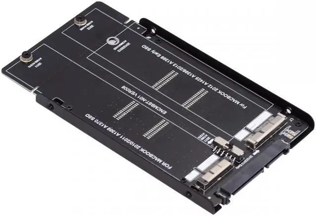 Main image of Jimier 2.5inch SATA 22Pin to 2010 2011 2012  Air Pro Retina SSD 12+6Pin 17+7Pin A1425 A1398 MC975 MC976 Case Enclosure