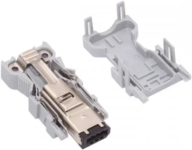 Alt view image 3 of 7 - Xiwai SM-6P I/O Connector IEEE 1394 6Pin CN3 Plug 55100-0670 Male JZSP-CMP9-1-E Compatible with Yaskawa Panasonic Servo 54280-0609