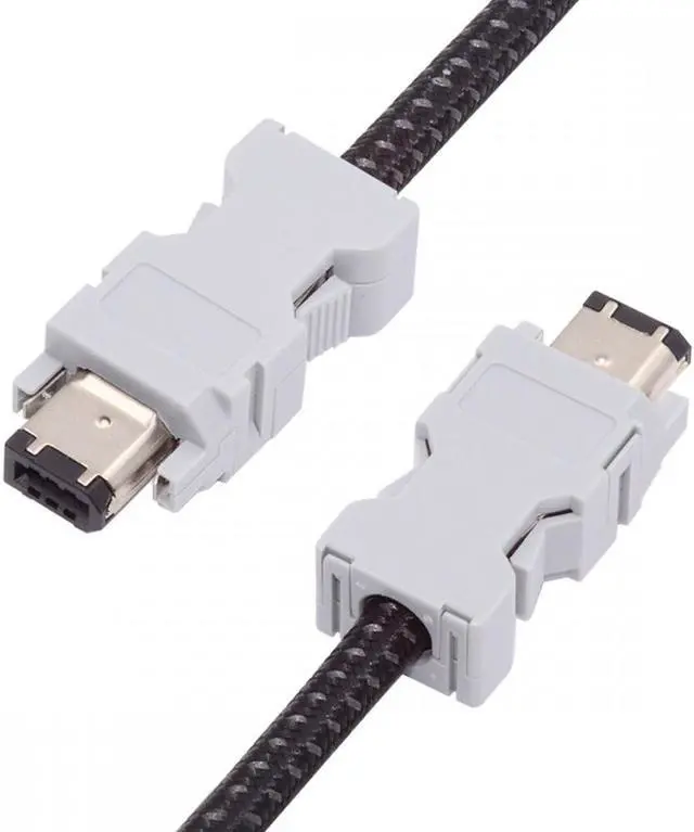 Alt view image 7 of 7 - Xiwai SM-6P I/O Connector IEEE 1394 6Pin CN3 Plug 55100-0670 Male JZSP-CMP9-1-E Compatible with Yaskawa Panasonic Servo 54280-0609