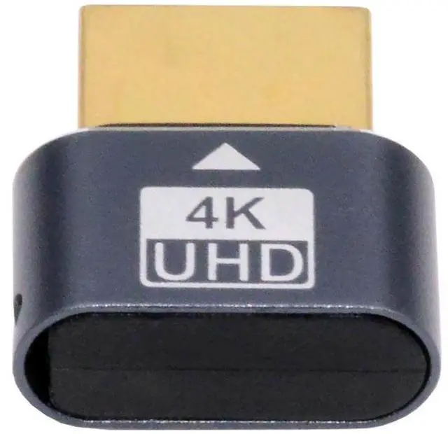 Main image of CY CY Virtual Display Adapter 4K HDMI 1.4 DDC EDID Dummy Plug Headless Ghost Display Emulator HDTV 4K@60Hz