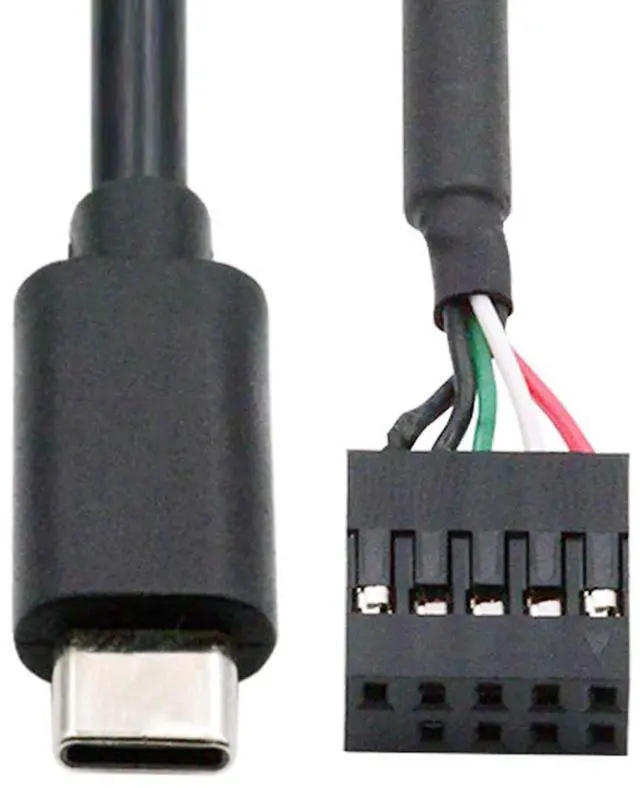 Main image of CY USB 2.0 Motherboard 9pin 10pin Header to Type-C USB-C Cable 50cm for Mini Monitor Sensor Panel Camera