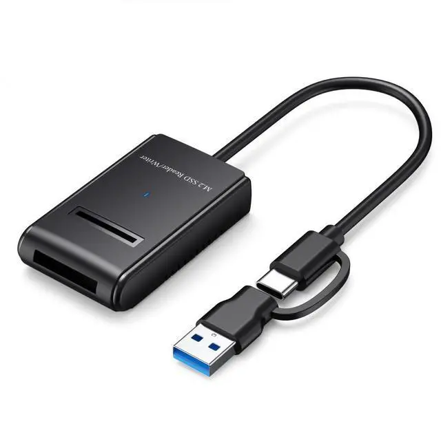 Main image of CY USB 3.0 USB-C Type-C Type-A to NVME M-key M.2 NGFF SATA SSD Docking Horizontal External Cable Enclosure RTL9210B Chipset