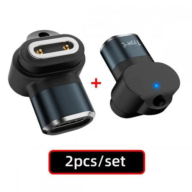 Alt view image 4 of 7 - Jimier 2pcs/lot Magnetic Smart Watch Charging Adapter Vertical USB Type-C to 2-Pin Compatible with IMOO Z6 Z6S Z6Pro Z7 Z7A Z7S Z8 Z8A Z9 Z10 Z11