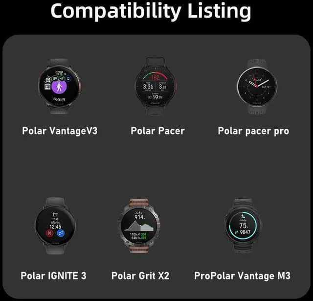 Alt view image 7 of 7 - Cablecc 2pcs/lot Magnetic Smart Watch Charging Adapter USB Type-C to 2-Pin Compatible with Polar Vantage V3 M3 Pacer Pro IGNITE3 Grit X2